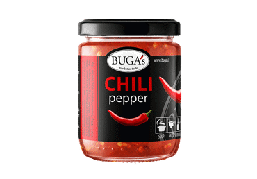 Jahvatatud tšillipipra pasta BUGA'S 160g