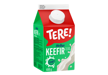 Keefir HELLUS 2,5% D-vitamiiniga, 400g