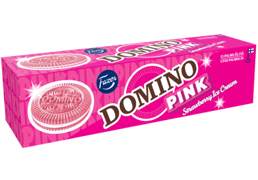 Küpsised maasikamaits.Domino FAZER 175g