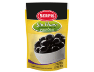 Serpis mustad oliivid 170g kivideta
