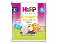 Riisivahvlid mustikatega Bio HIPP 30g,8k