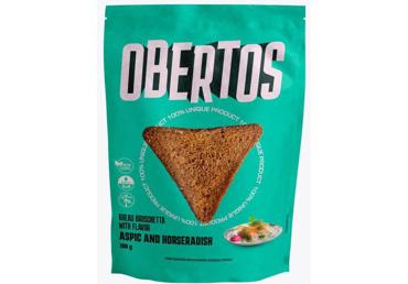Leivakrõpsud mädarõikaga Obertos 100g