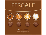 Kommiassortii kohviga PERGALE 115g
