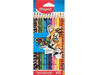 Värvipl. MAPED ColorPeps Animals 12tk