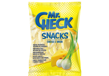 Kartulikrõpsud juustu/sibul.MR.CHECK 50g