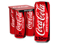 Karastusjook COCA-COLA Zero 4x330ml