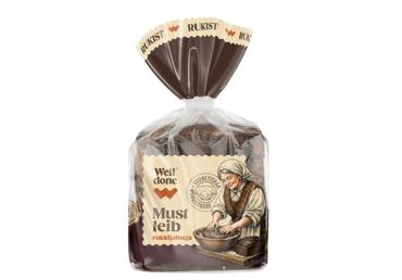 Must leib rukkijahuga WELL DONE, 300g