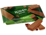 Vahvlid šokolaadimaits.ROSHEN 216g