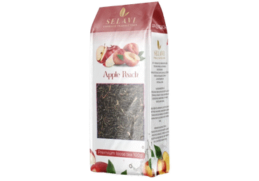 Roheline tee SELAVI virsik-õun 100g
