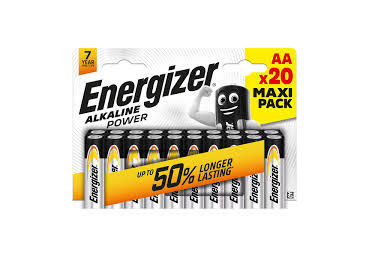 Patarei ENERGIZER Alkal.Power AA 20tk