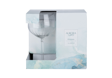 Klaasid AURORA Gin Tonic 650ml 4tk