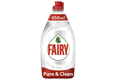 Nõudepesuvahend FAIRY Pure&Clean 450ml