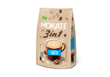 Kohvijook MOKATE 3in1 Latte 10x15g