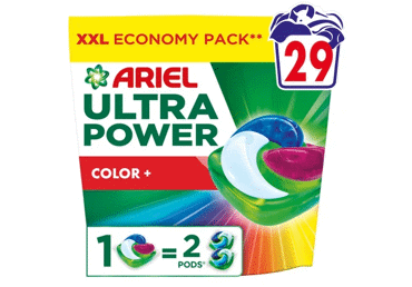 Pesukapslid ARIEL Ultra Pow.Color+, 29pk