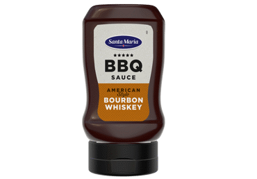 BBQ kaste burboon.viski SANTA MARIA 350g