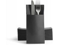 Salvrätikud 1/8volditud32x38cm50tk,must