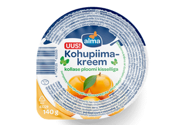 Kohupiimakreem ALMA ploomi kissell.140g