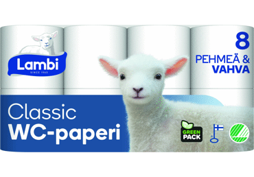 WC paber  LAMBI valge 3-kih  8rl - 1