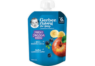 Õuna-must.ban.püree GERBER 80g 6k