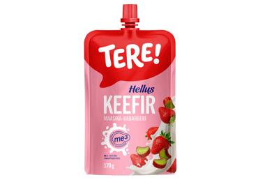 Hellus keefir maasika-rabarberi 170 g doy