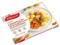 Lihapallid ahjukartulite ja kastmega400g