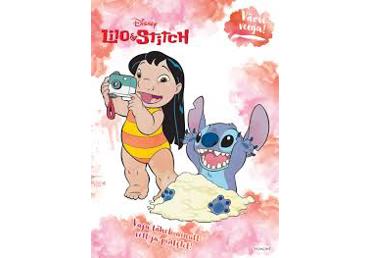 Raamat Lilo & stitch. Värvi veega!