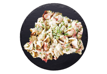 Salat krabipul.brokol., kg-lett