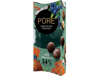 Piima šok.trühvlid valik PURE 108g