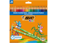 Kustut. värvipliiat. Evolution BIC 24tk
