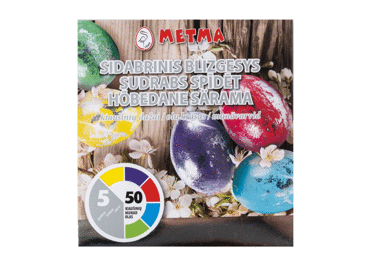 Munavärvid 5värvi-hõbedane