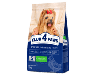 Koera kuivtoit CLUB 4 PAWS kana 2kg