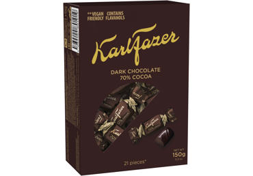 Šok.kompv. KARL FAZER Dark 70% 150g