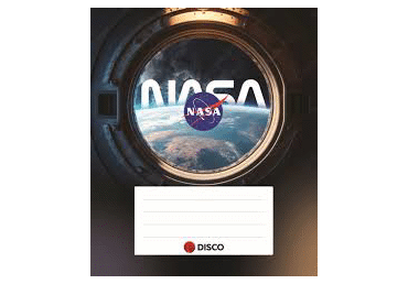 Kaustik Nasa DISCO 50lk, ruuduline