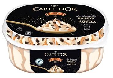 Jäätis CARTE D'OR Bailey's vanilje 485g