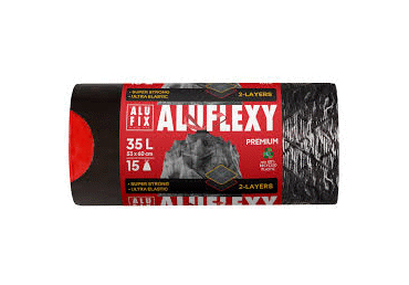 Prügikott nööridega ALUFIX Flexy 15x35L