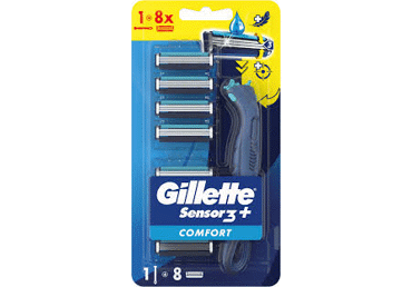 RaseerijaGILLETTE Sensor3+ Comfort+8tera - 1