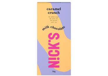 Piimašokolaad krõb.karamelliga NICK'S75g