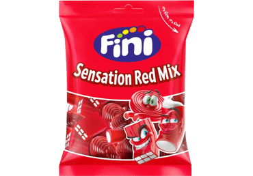 Kummikommid Sensation Red mix FINI 90g
