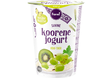 Koorene jogurt FARMI kiivi-tikri 400g