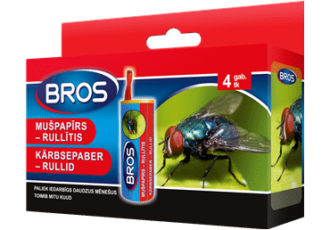 Kärbsepaber rullis BROS 4tk blistril - 2