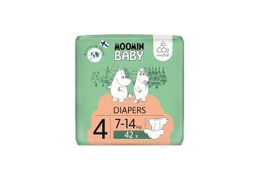 Mähkmed MOOMIN Baby Nr4 7-14kg 42tk