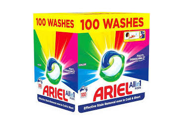 Pesukapslid ARIEL Color 100tk