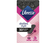 Pesukaitsmed LIBRESSE Black Normal 30tk