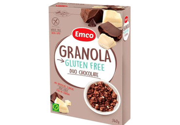 Krõbe müsli kahe erin.šokol-ga EMCO 340g
