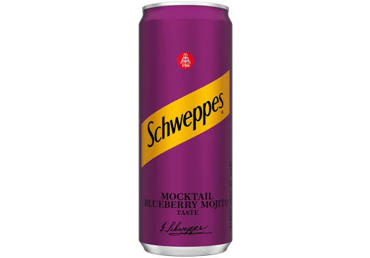 Karb.jook SCHWEPPES Blueb.Mojito 330ml