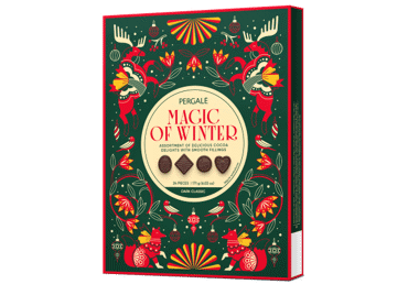 Kommiassortii tume Winter PERGALE 171g