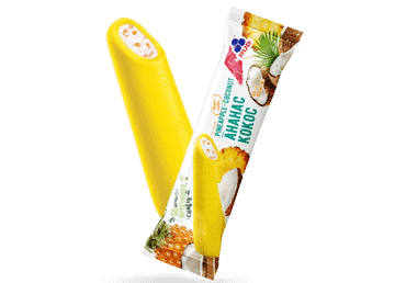 Jäätis kookose-ananassi RUD 80g