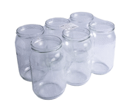 Klaaspurkide komplekt 540ml 6tk