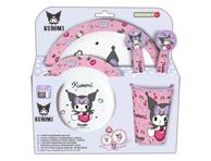 Plastnõude komplekt Kuromi 5tk