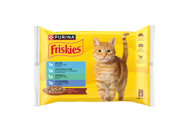 Kiisueine FRISKIES lõhega 4x85g